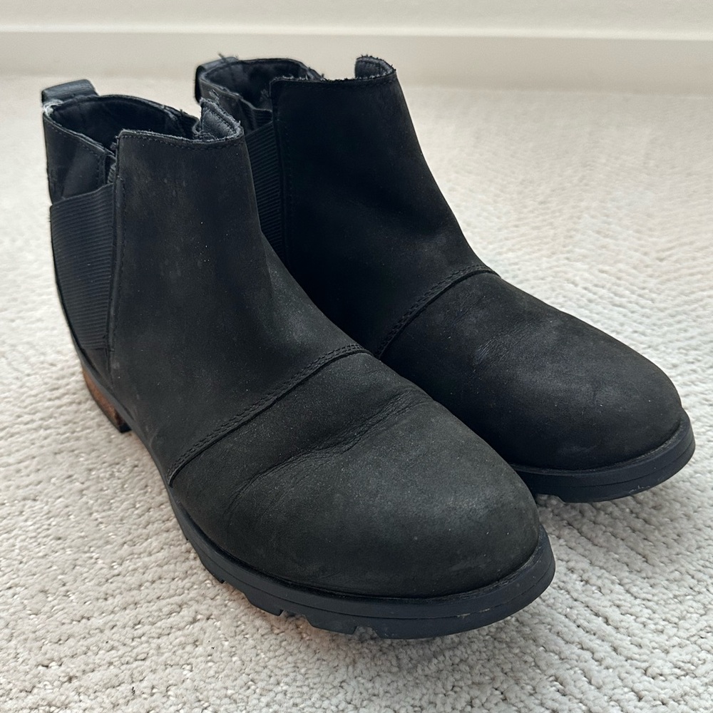 Sorel Black Leather Boots